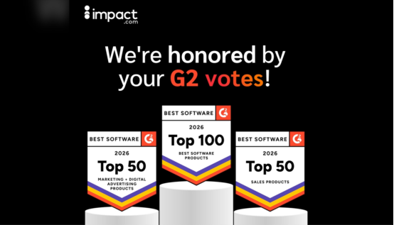 定义合作伙伴经济新标杆！impact.com荣膺G2 2026年度最佳软件奖多项大奖